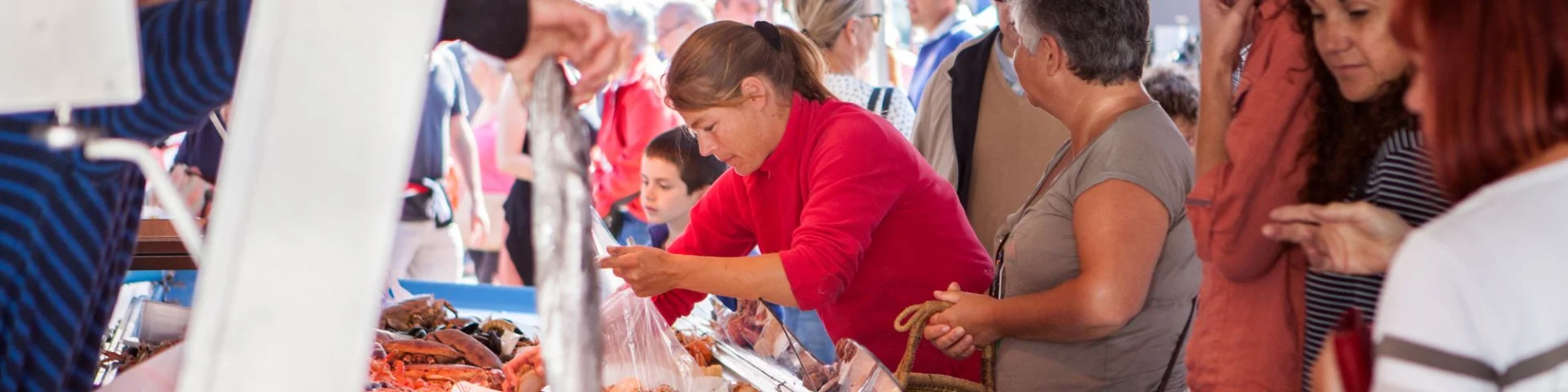 Markt in Fouesnant am Freitagmorgen