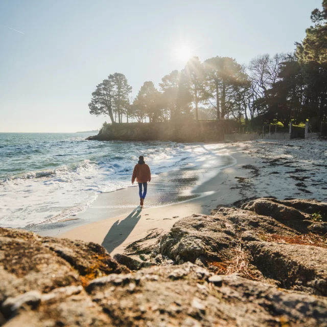 Beg-Meil-Bucht im Winter