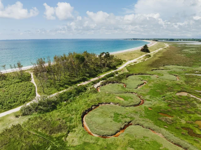 Küstenpfad um das Moor in Mousterlin