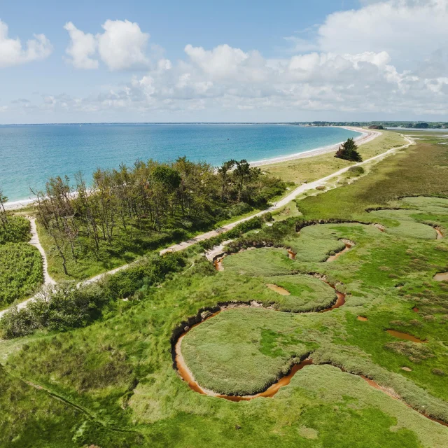 Küstenpfad um das Moor in Mousterlin