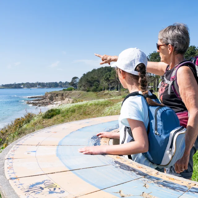 Balade en famille à la pointe Saint-Gilles à Bénodet