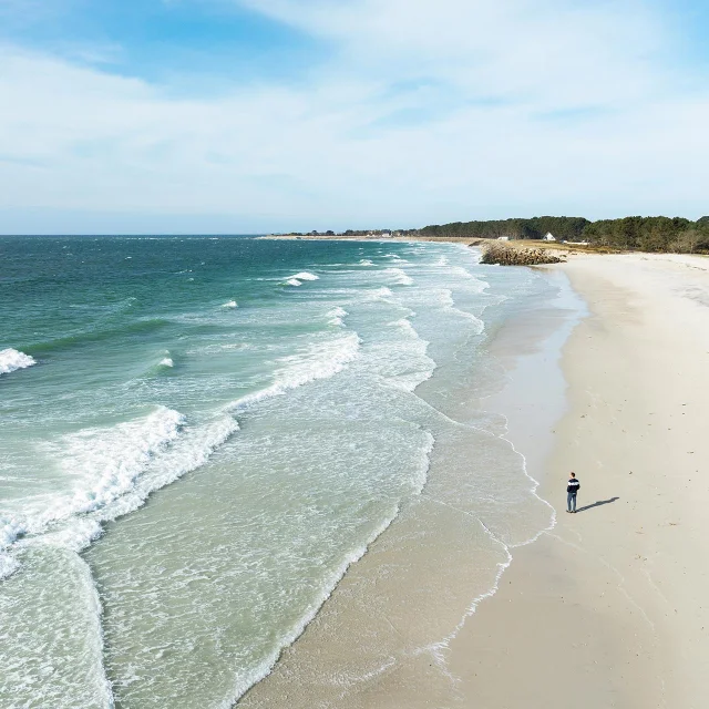 Strand von Mousterlin in Fouesnant