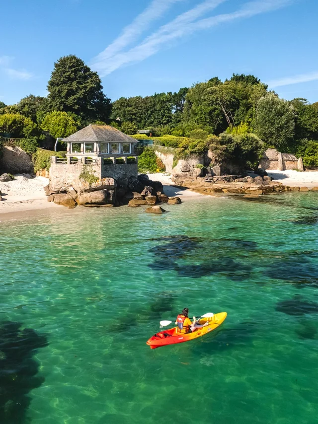Crique de Beg-Meil en Kayak
