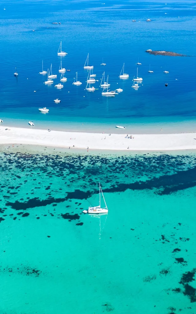 Der Tombolo, Archipel der Glénan, Fouesnant