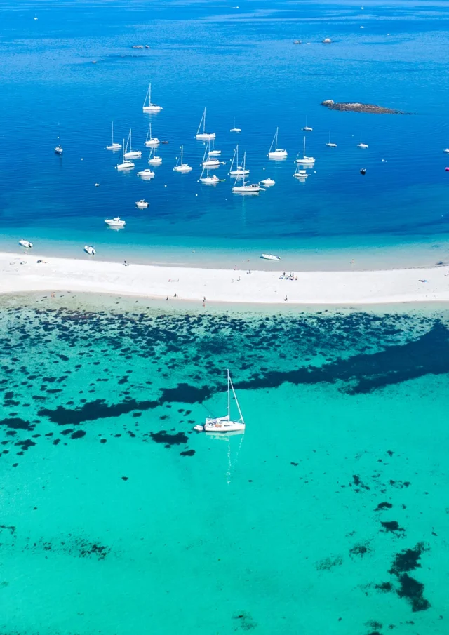 Der Tombolo, Archipel der Glénan, Fouesnant