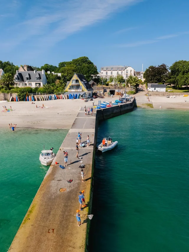 Beg-Meil slipway in Fouesnant
