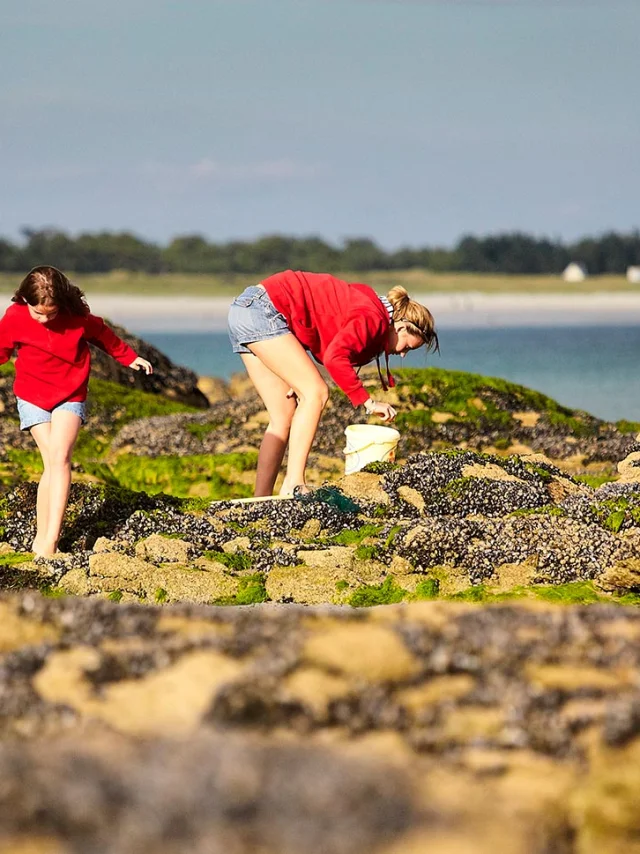 Foot fishing at Cap-Coz in Fouesnant