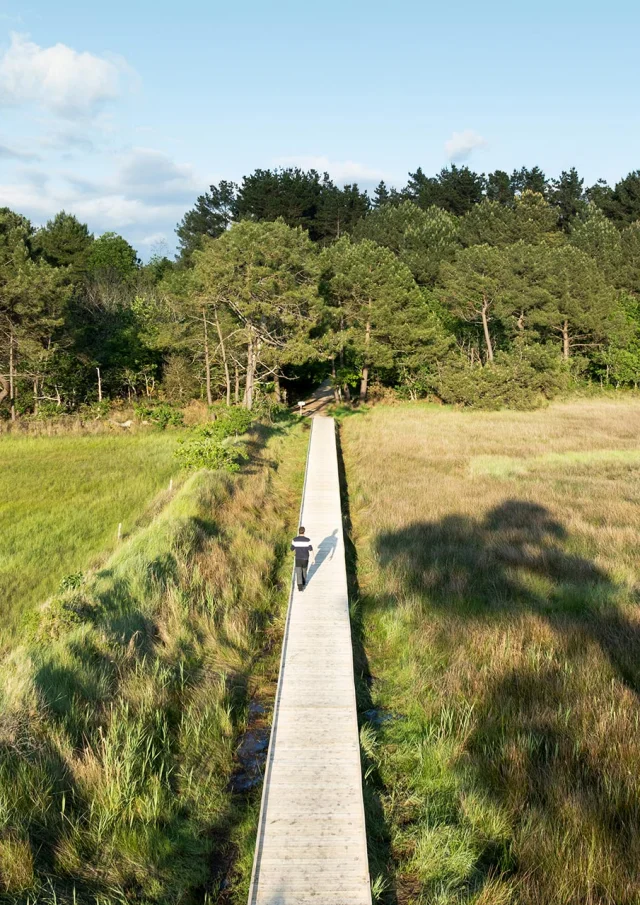 Decking of the Anse Du Petit Moulin in Bénodet