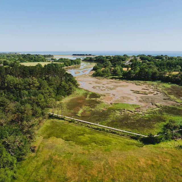 Vue Aerienne De l'anse du petit moulin