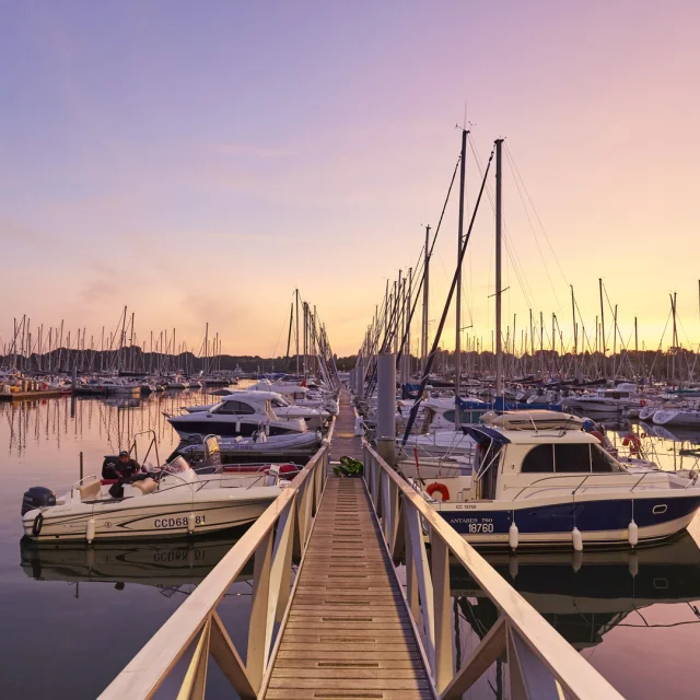 Sunset at Port La Forêt