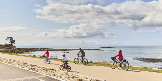 Fietsen op de Corniche de Bénodet