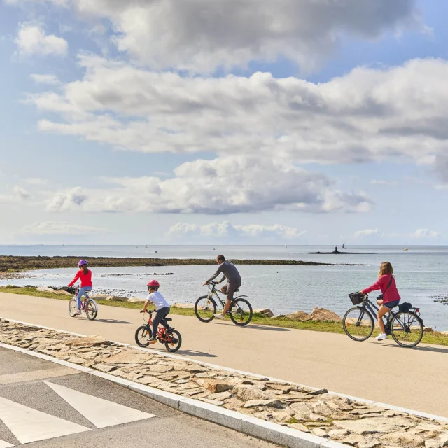 Balade à vélo sur Corniche de Bénodet