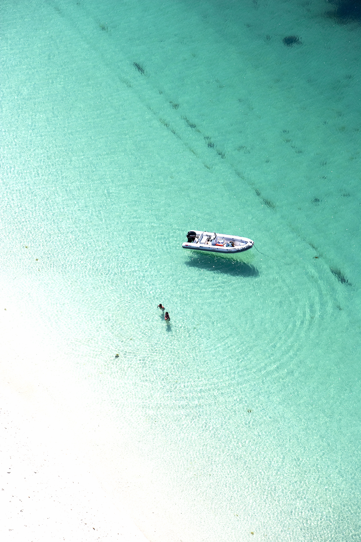 Les eaux turquoises des îles Glénan