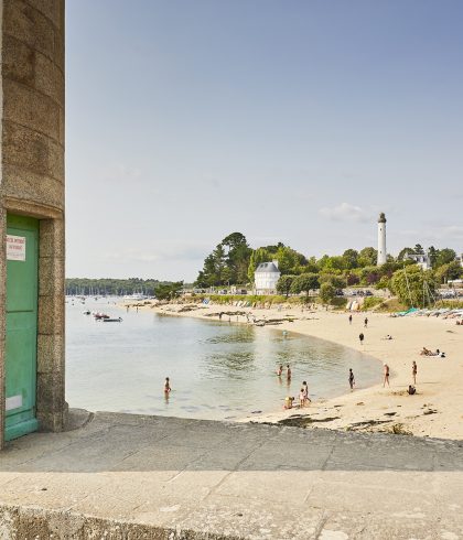 Phare et plage du Coq, bénodet