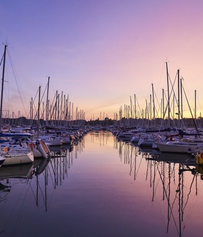 Coucher de soleil Port La Forêt