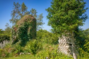 Les vestiges de la villa Cavardy à Saint-Evarzec