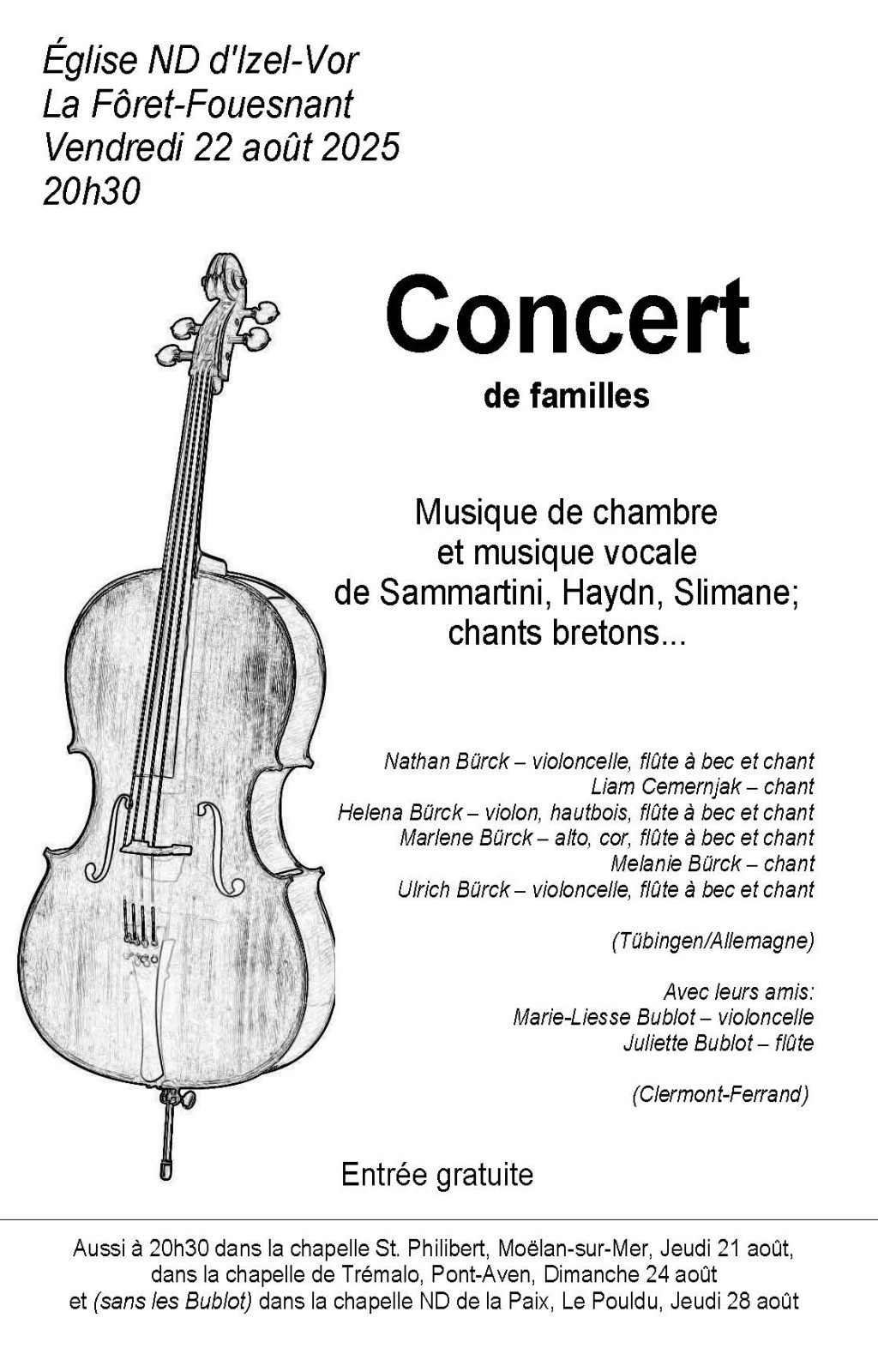 Concert Eglise Notre Dame Izel Vor 22.08
