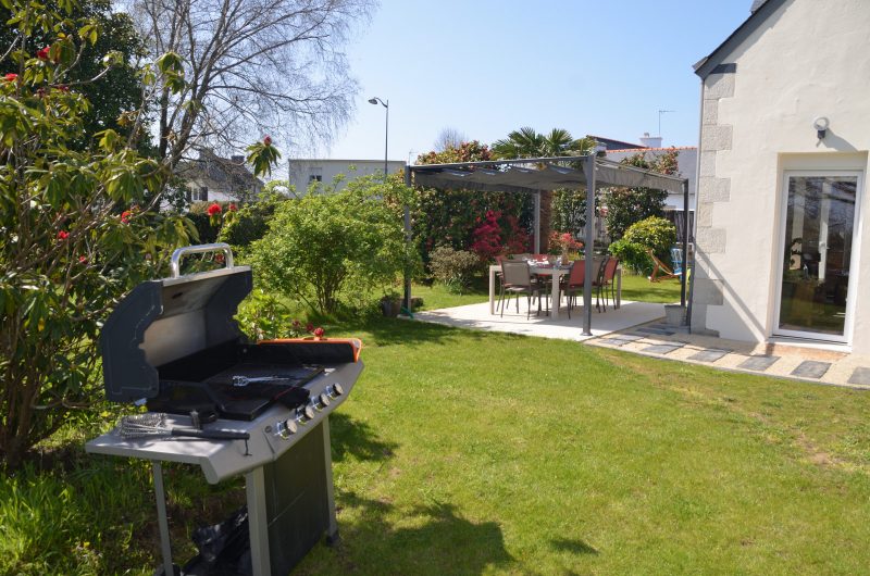 Jardin, barbecue, terrasse